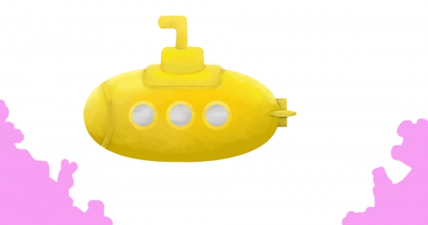 Creation of yellow submarine: Step 3